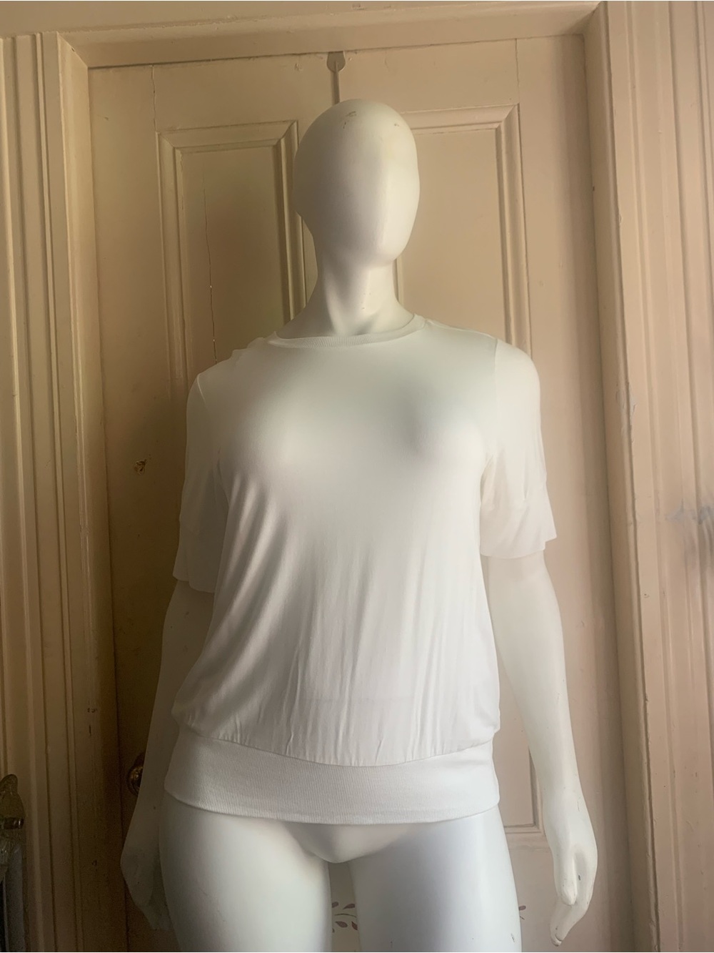 NWT Universal Standard White Short Sleeve Crew Tee